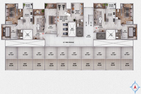 shivalik sagar floor plan